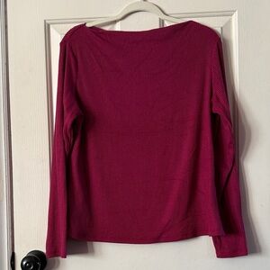 Banana Republic Ribbed Top in Rich Burgundy. NWOT. Sz XL